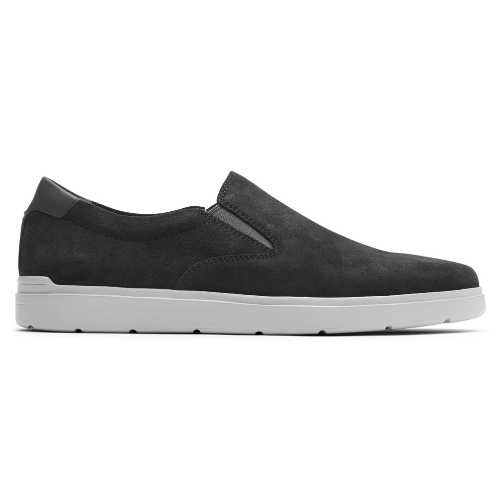 Rockport Sneakers Herr Mörkgrå - Total Motion Lite Slip-On - KJVHB8526